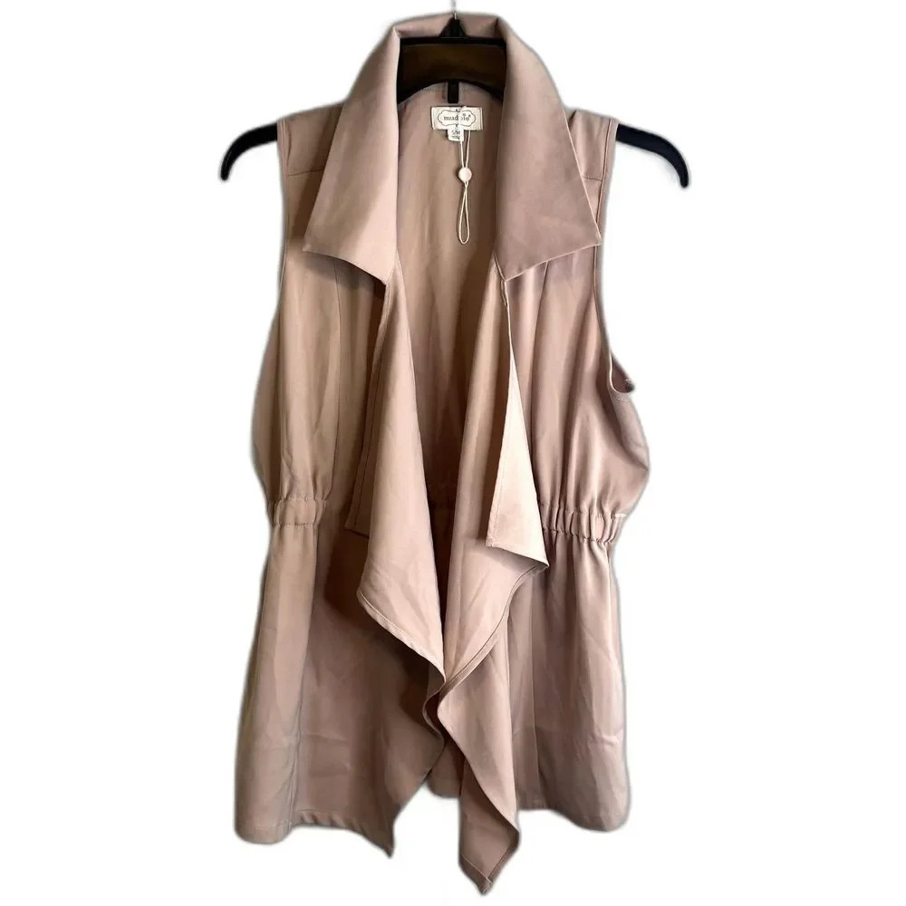 Mudpie NWOT Cinched Back Vest Size‎ S/M